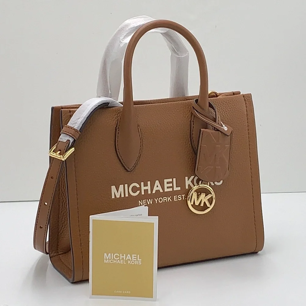 MICHAEL KORS Mirella Small Shopper TZ XBody Pebbled Leather Crossbody
Luggage - Picture 15 of 16